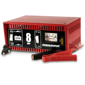 Chargeur de batterie sans aide au démarrage - 6/12 volts - 8 ampères
