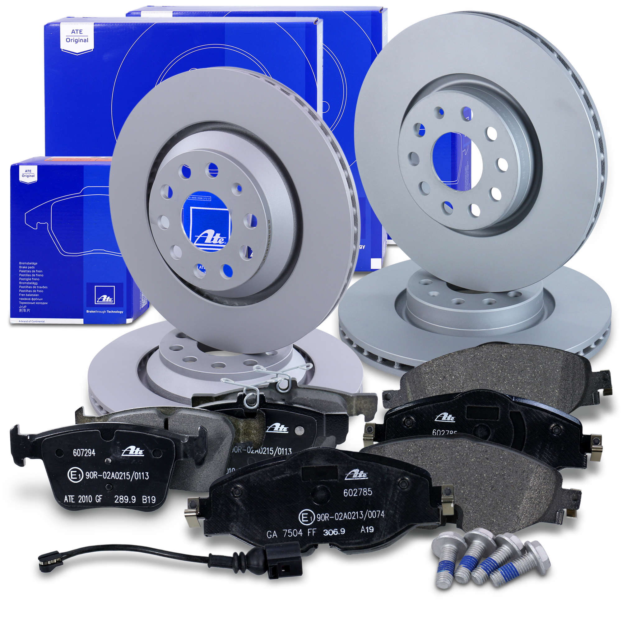 ABS 1648Q Kit Pastiglie Freno A Disco - Compatibile Con Lancia Ypsilon, Renault Clio, Nissan Micra E Altri - Ricambio Di Qualità - Nuovo