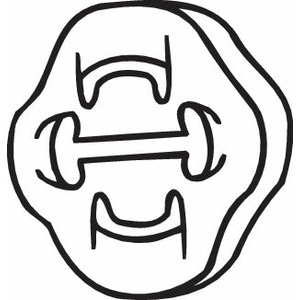 Butée élastique, silencieux