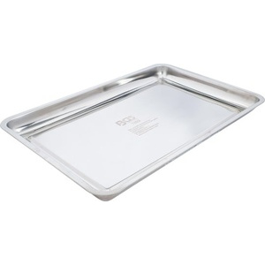 Bac de rétention - inox - 600 x 400 mm - 9 l