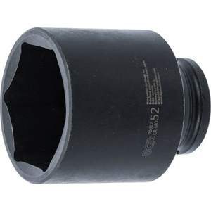 Douille de force hexagonale - carrée 1/2" - SW 52 mm