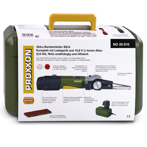 Ponceuse à bande sans fil - 10 x 330 mm - 7 pces