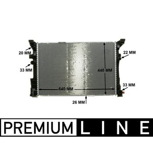 Radiateur, refroidissement du moteur