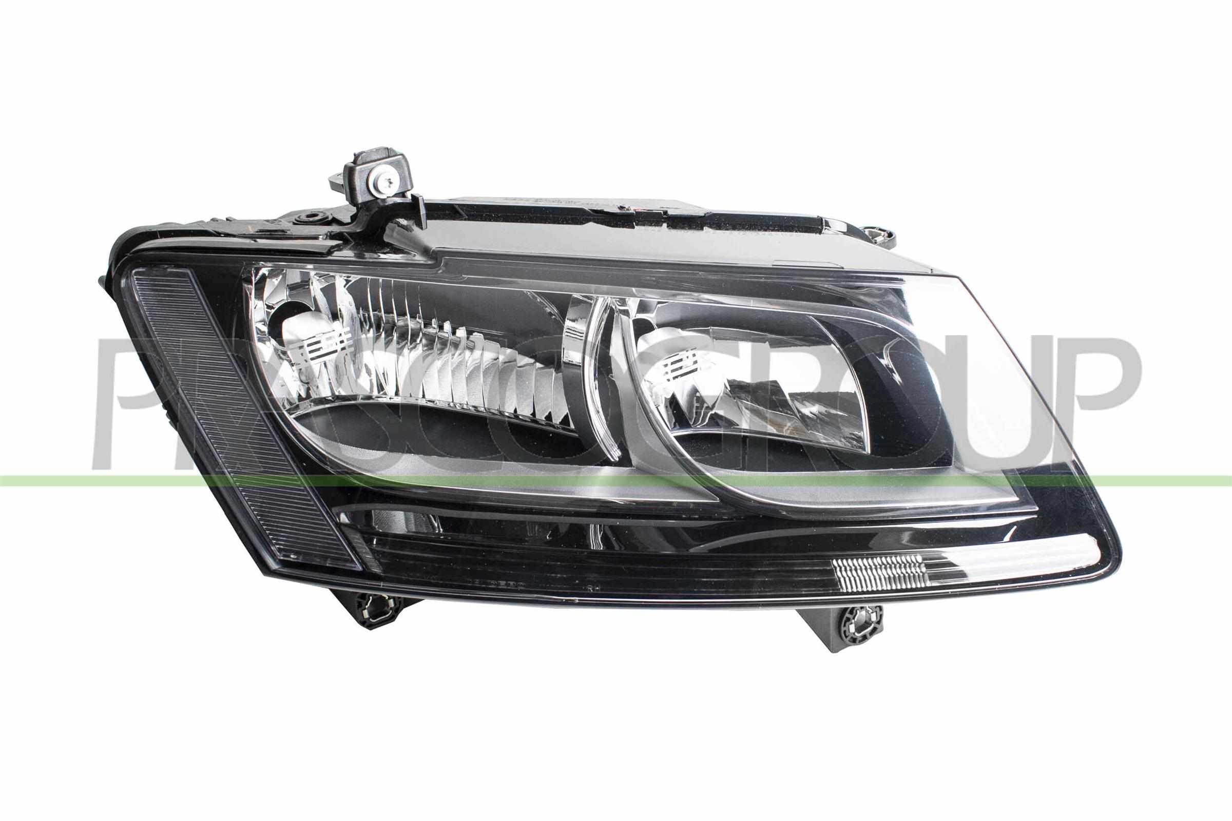 Faro Delantero Derecho Cromado Con Motor Eléctrico Para Toyota RAV4 (2006-2008) - Compatible Con Bombillas H11 Y HB3 - Prasco TY2874903