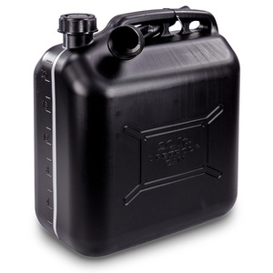Bidon d'essence 20L plastique noir homologué UN