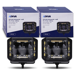 2x LED Cube Projecteur 12/24V 70W - 97x77mm