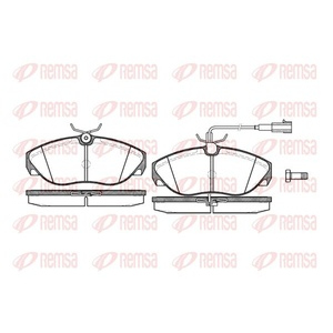 Kit de plaquettes de frein, frein à disque