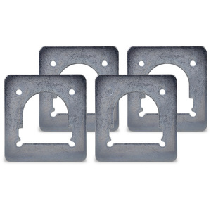4x Contre-plaque pour auge d'arrimage simple 142 x 132mm
