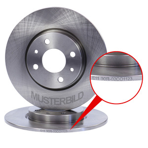 2x disque de frein essieu arrière complet