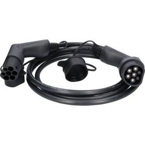Câble de recharge droit, type 2 sur type 2 11 kW, 16 A, 400 V, mode 3, 3m