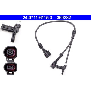 Capteur, vitesse de roue