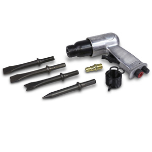 Jeu de burins pneumatiques - pour burins hexagonaux de 10 mm - 6 pièces