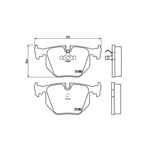 Kit de plaquettes de frein, frein à disque
