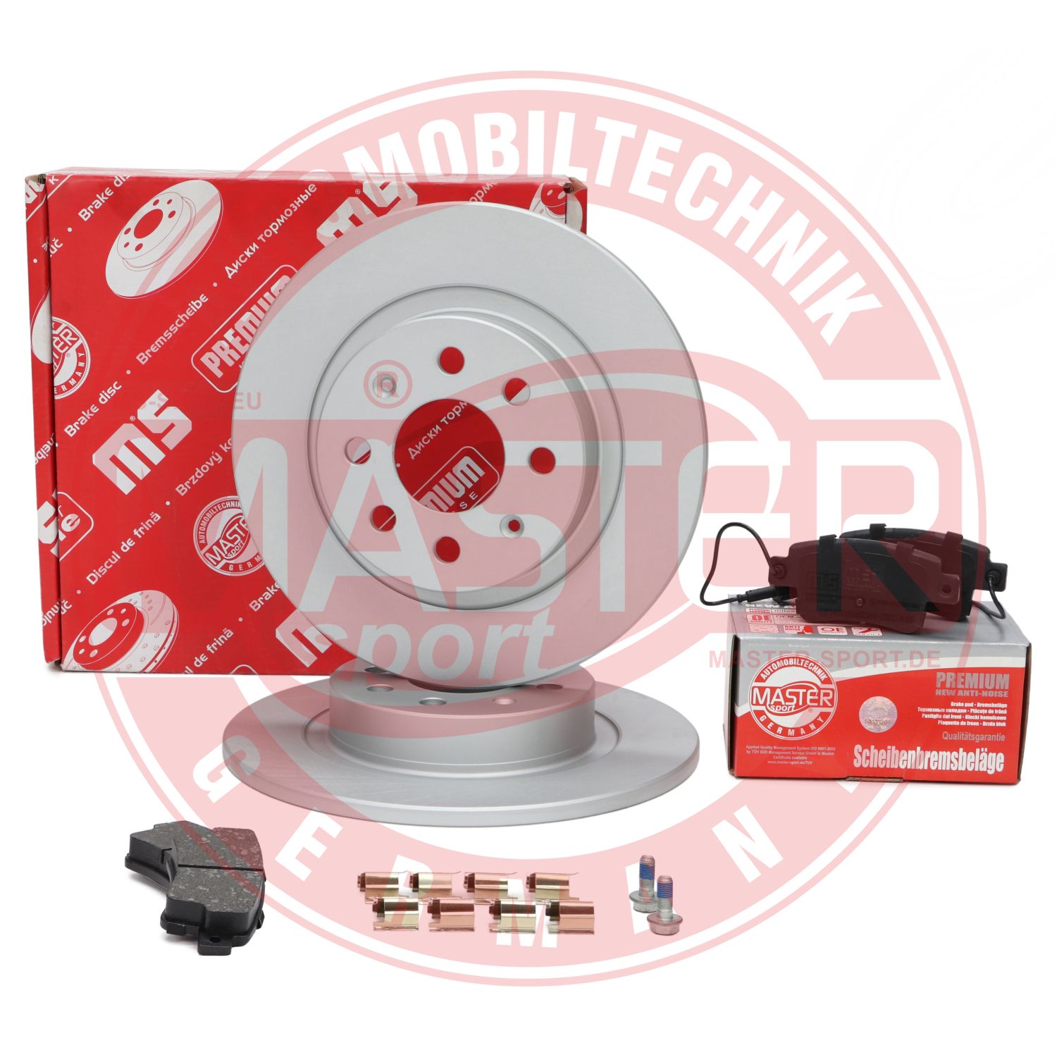 2x Dischi Freno Anteriori MASTER-SPORT 280mm Per Renault Megane III E Duster – Ventilati, Altezza 44mm, Spessore 24mm, 5 Fori