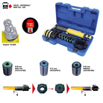 Set scule montare bucsa cauciuc KSTOOLS KS460.1705