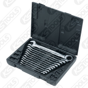 GEARplus Combination ratcheting spanner set, 12 pcs