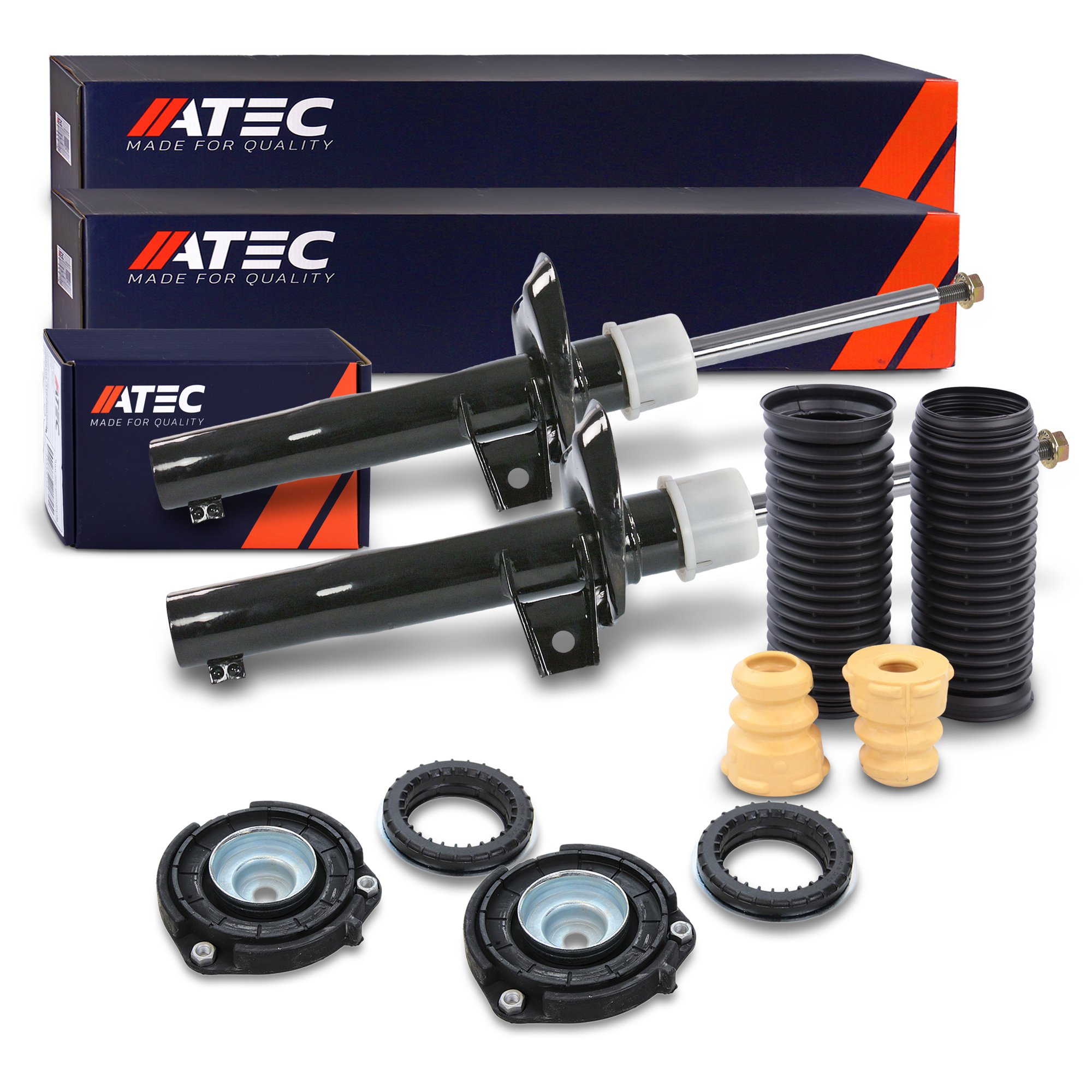 Ammortizzatori Auto TPE Trasparenti 2 Pezzi, Buffer A Molla Per Protezione Telaio, Tipo A-F (Scegli Variante), Aumenta Comfort Guida