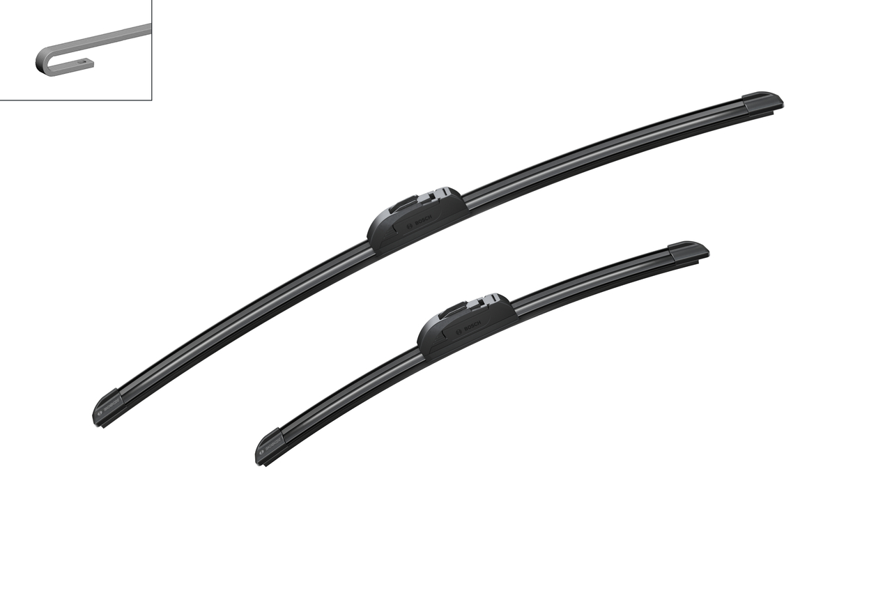 HEYNER HYBRID Set Spazzole Tergicristallo Anteriori E Posteriori - Tecnologia Ibrida, Nano-Rivestimento, Facili Da Montare, 600+480+250 Mm