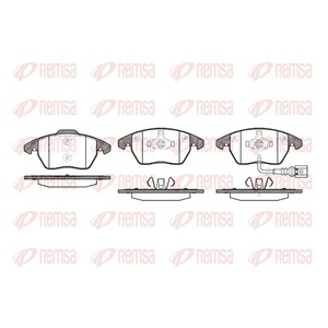 Kit de plaquettes de frein, frein à disque