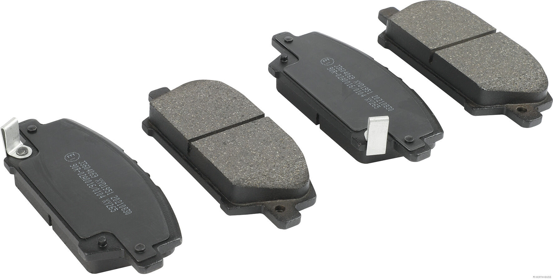 HERTH+BUSS JAKOPARTS J3604069 - Kit de plaquettes de frein, frein à disque