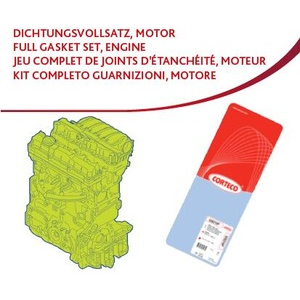 Kit de joints d'étanchéité, moteur QUALITÉ DE PREMIER ÉQUIPEMENT