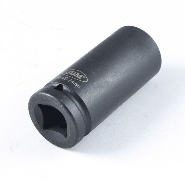 Hexagon impact socket, short, 3/4