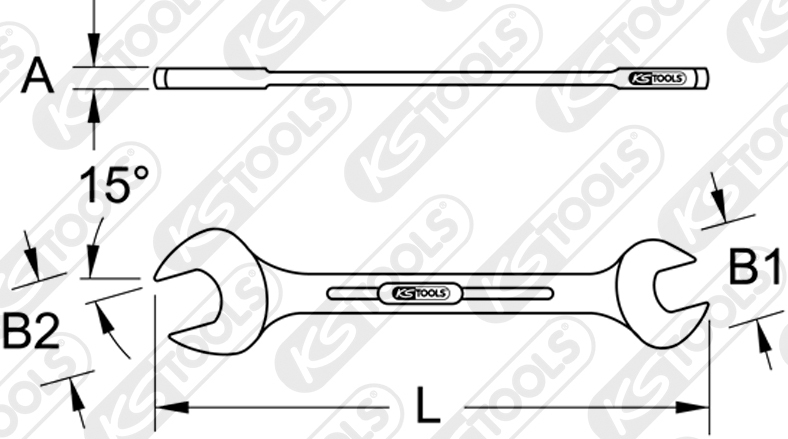 Chei fixe KSTOOLS KS518.0709