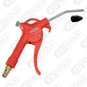Pneumatic blow out pistol with flow regulation