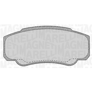 Kit de plaquettes de frein, frein à disque