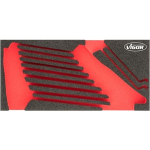 garniture en mousse souple à 2 composants - vide - pour V6722