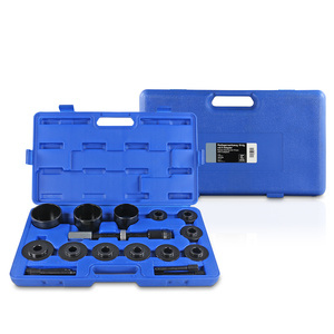 Jeu d'outils pour roulements de roue - avec 9 adaptateurs - 19 pcs.