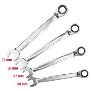 GEAR+ rev comb spanner set, 4pcs,24-32mm