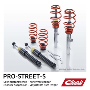 Kit de suspension, ressorts/amortisseurs, Pro-Street-S