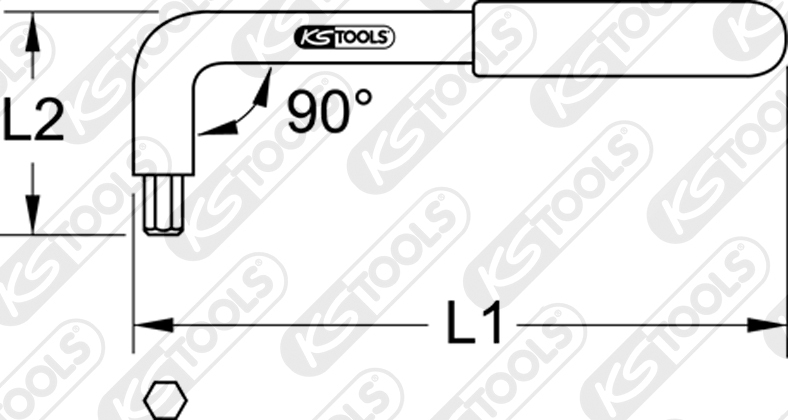 Surubelnita in unghi KSTOOLS KS117.1602