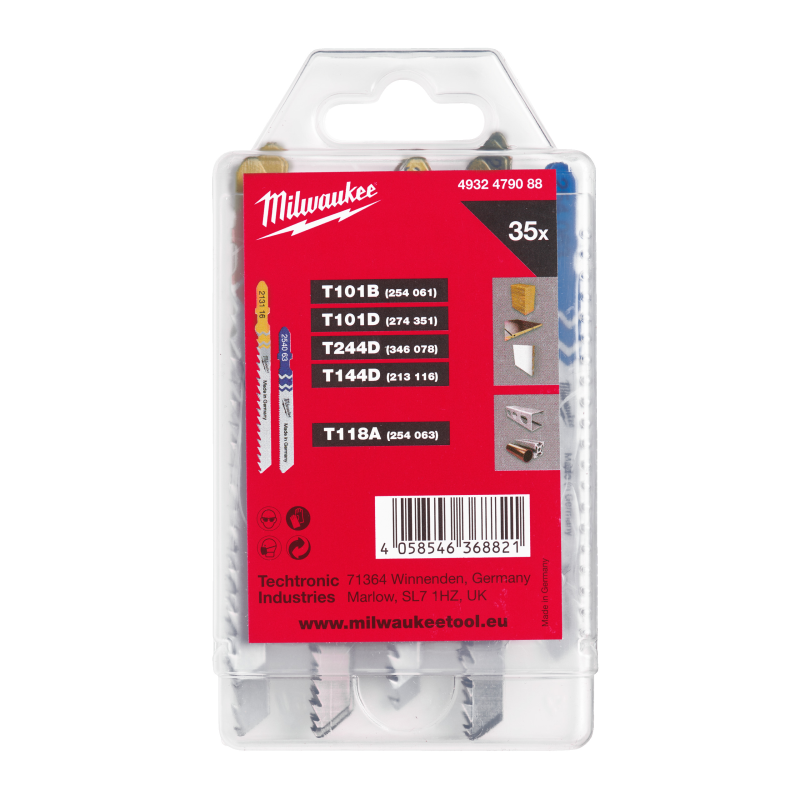 Set de lame de ferastrau puzzle 35 buc MILWAUKEE MW4932479088
