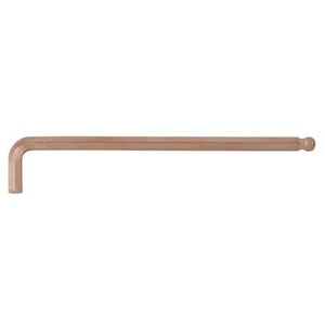 Clé mâle coudée pour vis à six pans creux, longue 12 mm, avec tête sphérique