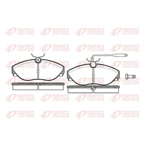 Kit de plaquettes de frein, frein à disque
