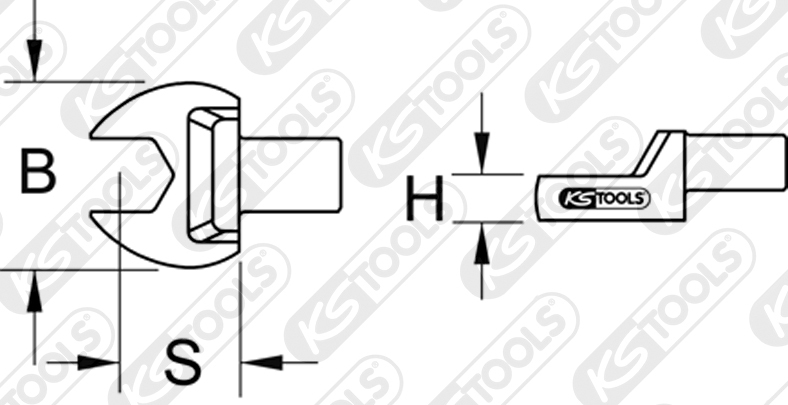 Capat cheie fixa, cheie dinamometrica KSTOOLS KS516.2117