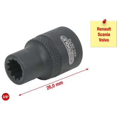 Set chei tubulare etrier frana KSTOOLS KS460.0970