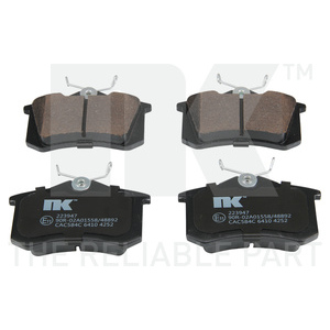 Jeu de plaquettes de frein essieu arrière