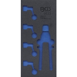 Plateau pour servante d'atelier 1/3 - vide - pour art. 9533