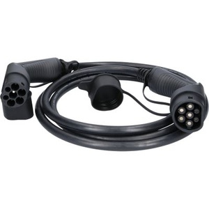 Câble de charge droit, type 2 sur type 2 22 kW, 32 A, 400 V, mode 3, 3m