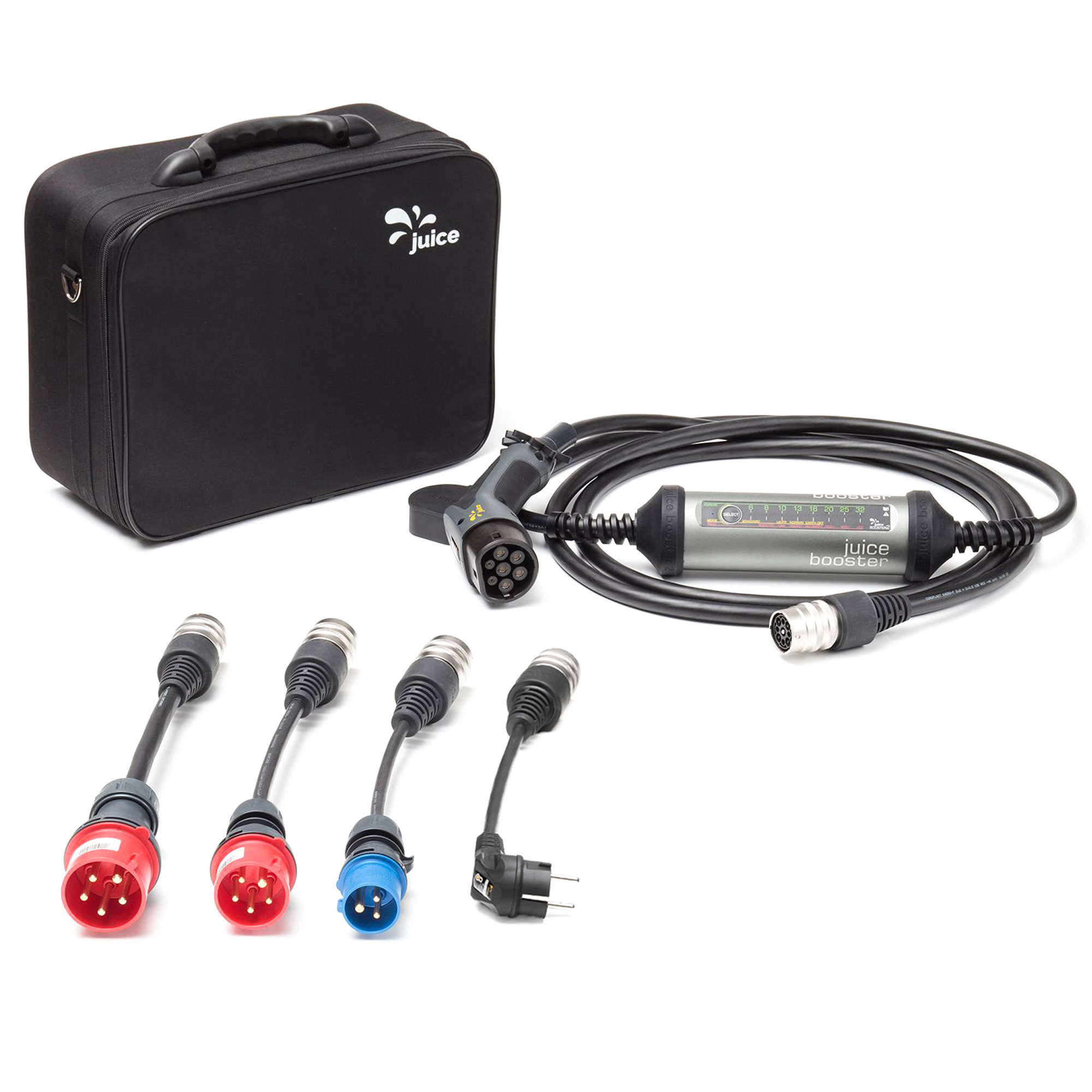 Set cablu Booster 2 camping, geanta faza 1/3 22 kW JUICE-TECH JTEL-JB2G2
