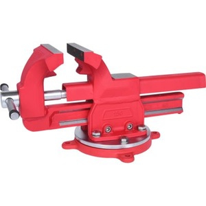 Parallel vice with round plate, 147 mm
