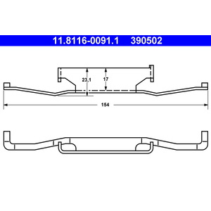 Ressort, étrier de frein