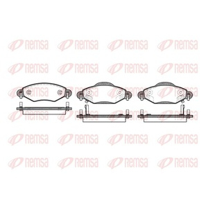 Kit de plaquettes de frein, frein à disque