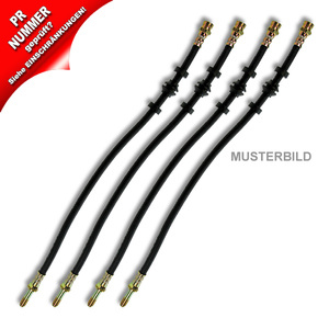 4x flexibles de frein avant + arrière