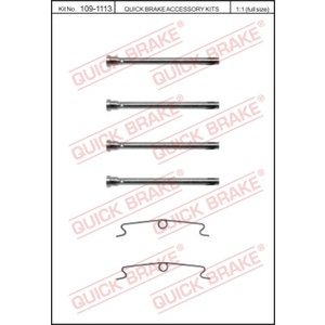 Kit d'accessoires, plaquette de frein à disque