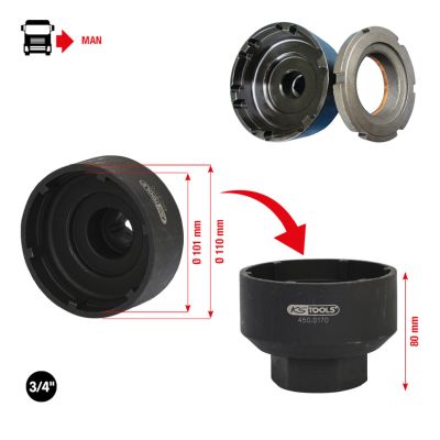 Cheie piulite nituri KSTOOLS KS450.0170