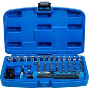 Tournevis sans fil, y compris jeu d'embouts et de douilles 41 pcs.